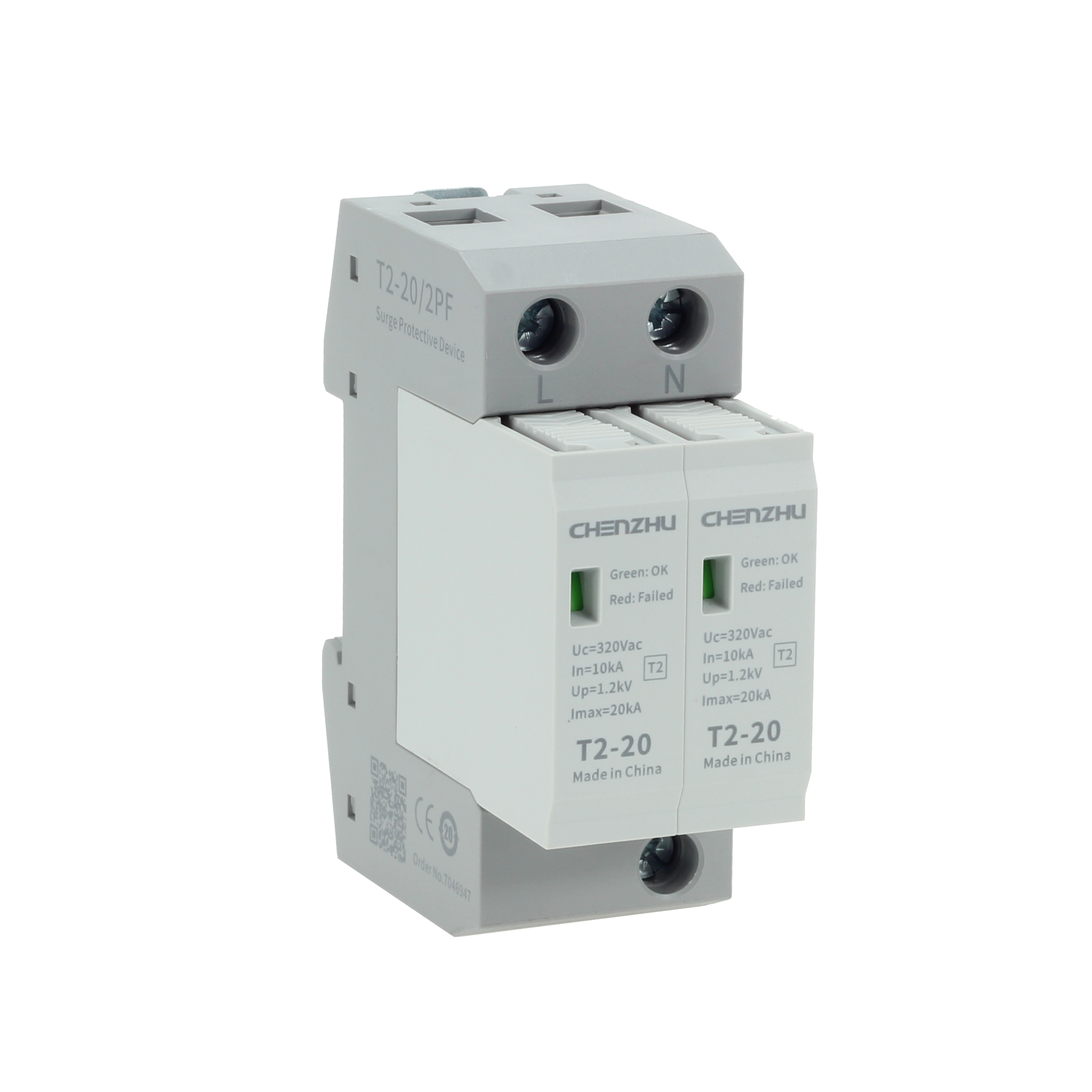 AC Power SPD (220/380VAC; Single phase TN; In=10kA; alarm output ) 7046947