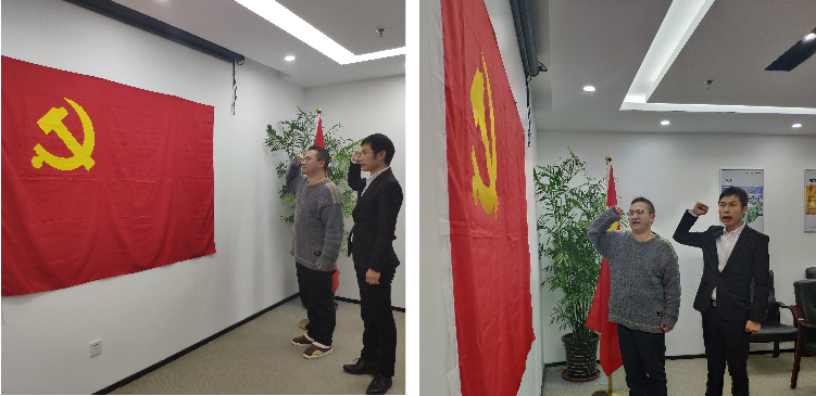 辰竹党支部举行预备党员入党宣誓仪式