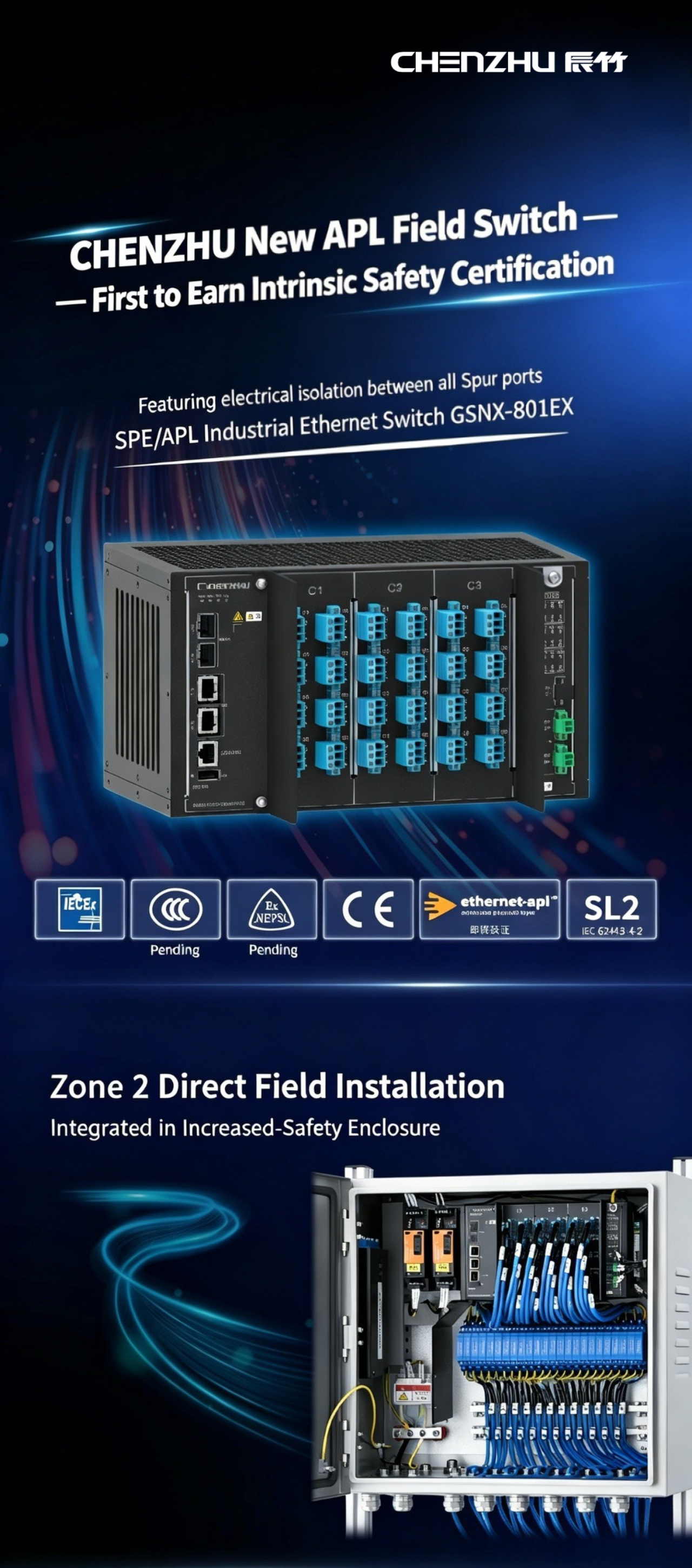 CHENZHU New Release | Brand‑New APL Field Switch Officially Launched