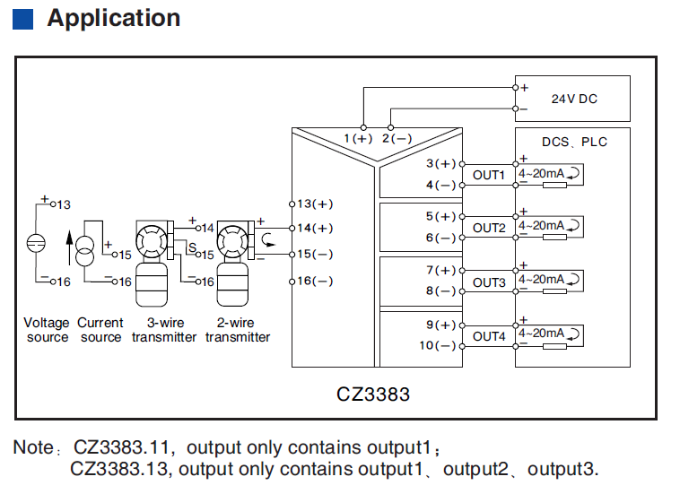 Voltage/Current Input, Signal Isolator converter